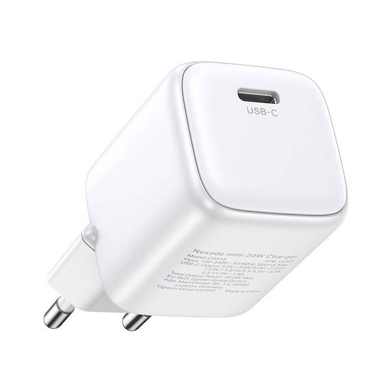 Ugreen CD318 Nexode USB-C PD GaN Fast Charger, 20W