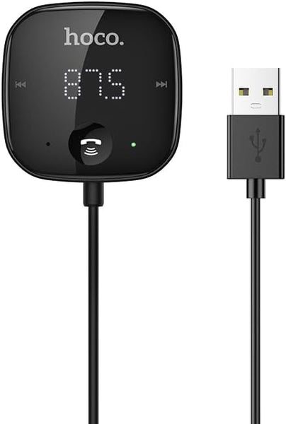 Hoco E65 Car Bluetooth FM Transmitter, Black