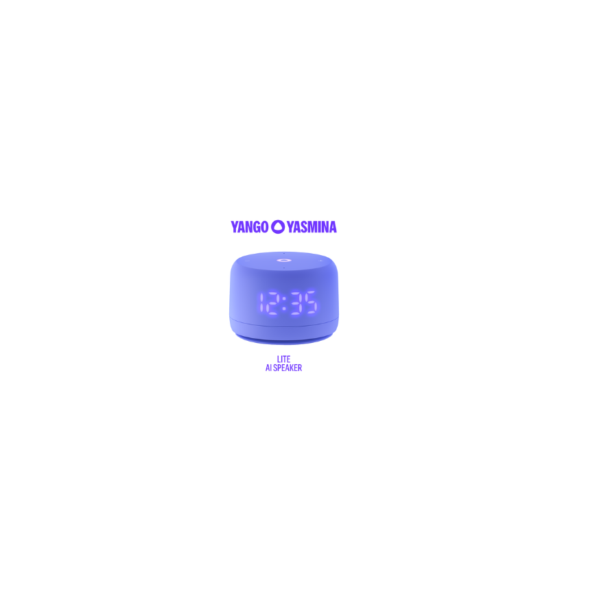 Yango Yasmina Lite | Smart AI Speaker | Full Sound, Bold performance, Stereo Pairing | Speaks English & Arabic | YangoPlay unlimited Movies, Series, Music, Quran | Kids Teacher & Translator |