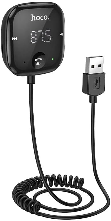 Hoco E65 Car Bluetooth FM Transmitter, Black