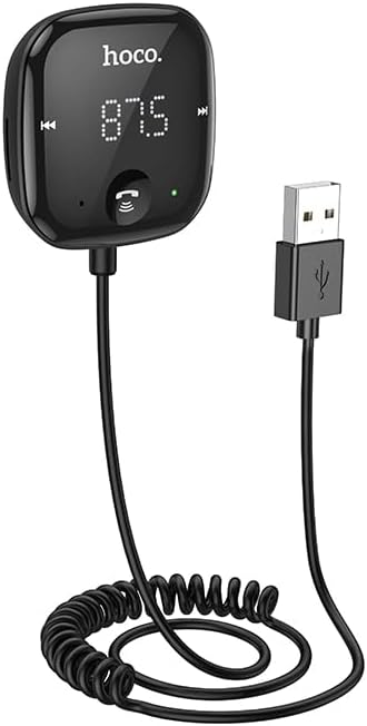 Hoco E65 Car Bluetooth FM Transmitter, Black