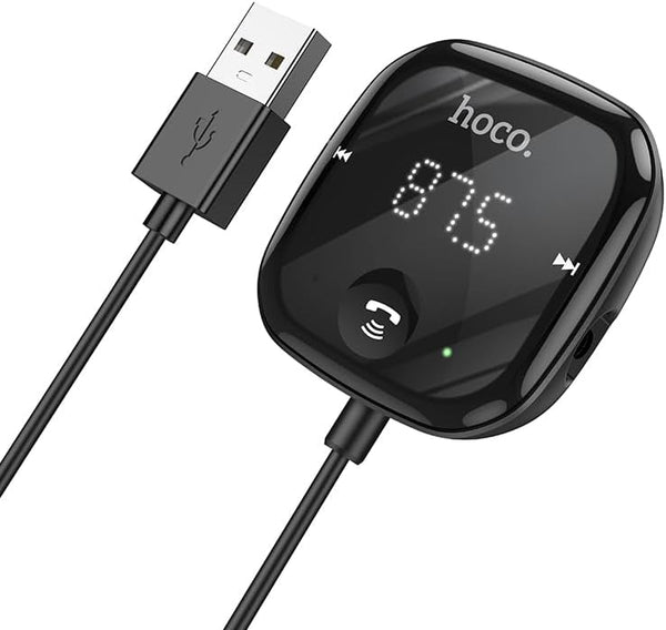 Hoco E65 Car Bluetooth FM Transmitter, Black