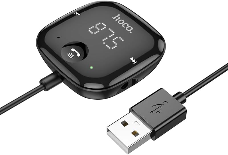 Hoco E65 Car Bluetooth FM Transmitter, Black