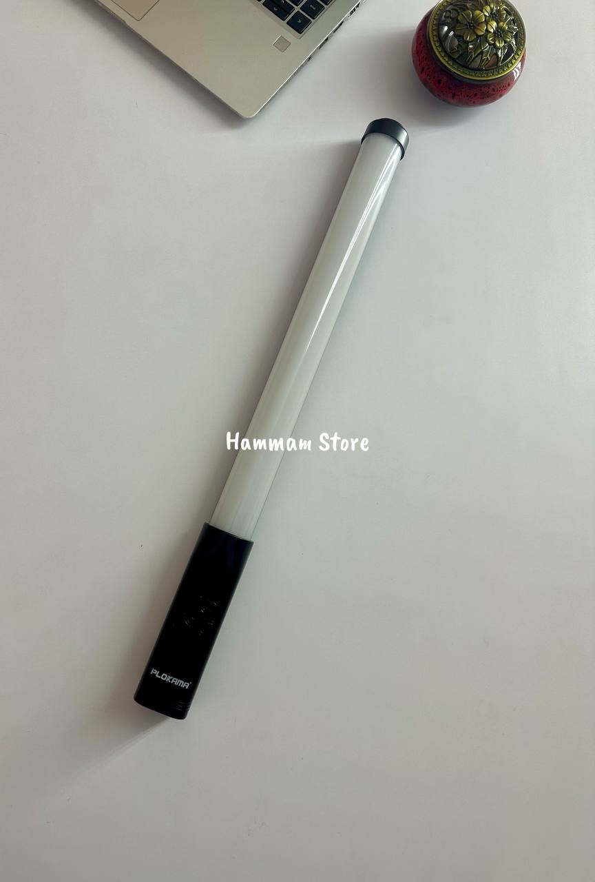 Plokama VL-06 LED Video Light Wand Stick, 2000mAh Rechargeable, 2700K-6500K Bi-Color