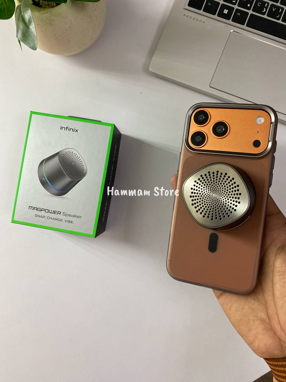 Infinix MAGPOWER (XMS03) Speaker - Titanium Grey