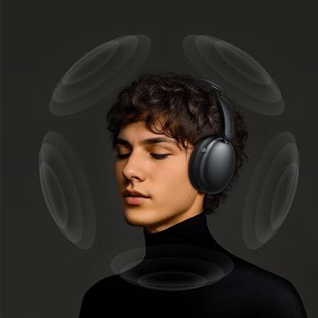 Joyroom JR-JH1 Headphones Hybrid ANC Wireless - Black