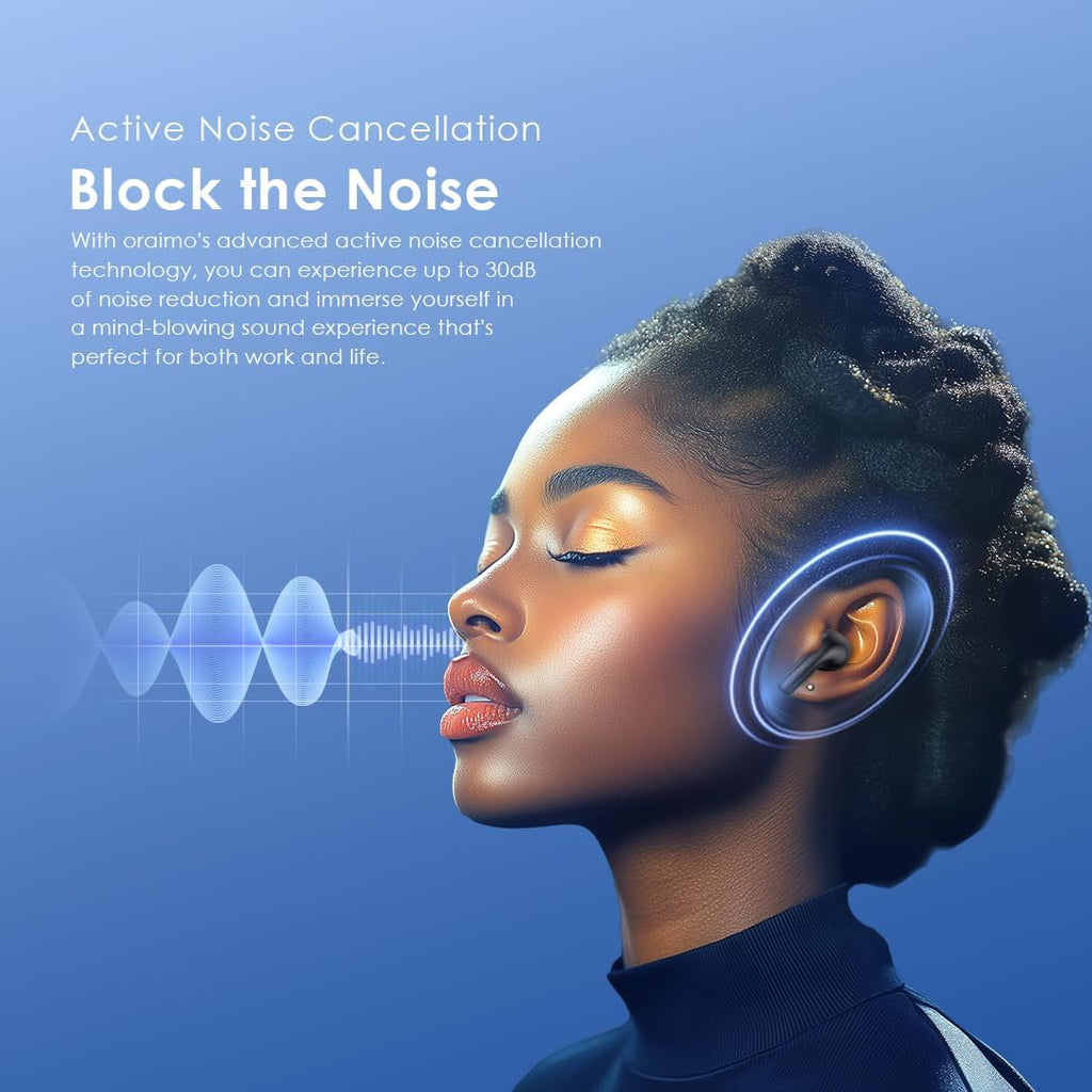Oraimo SpaceBuds Z OTW‑625 True Wireless Earbuds - Black