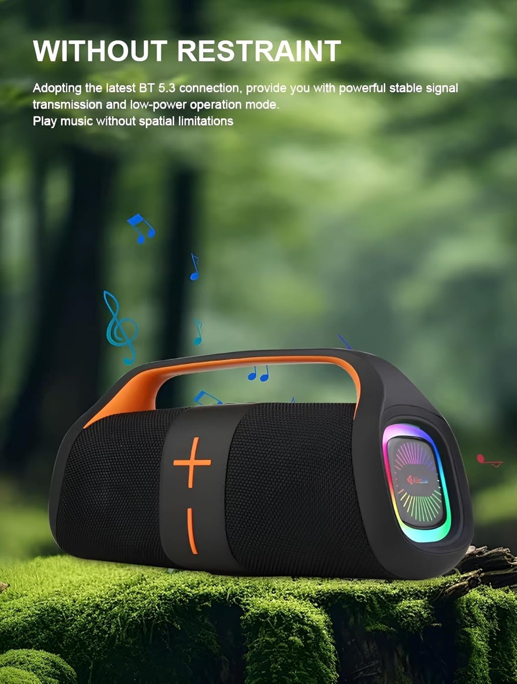 Kisonli K12 Wireless Bluetooth Speaker, 20W,