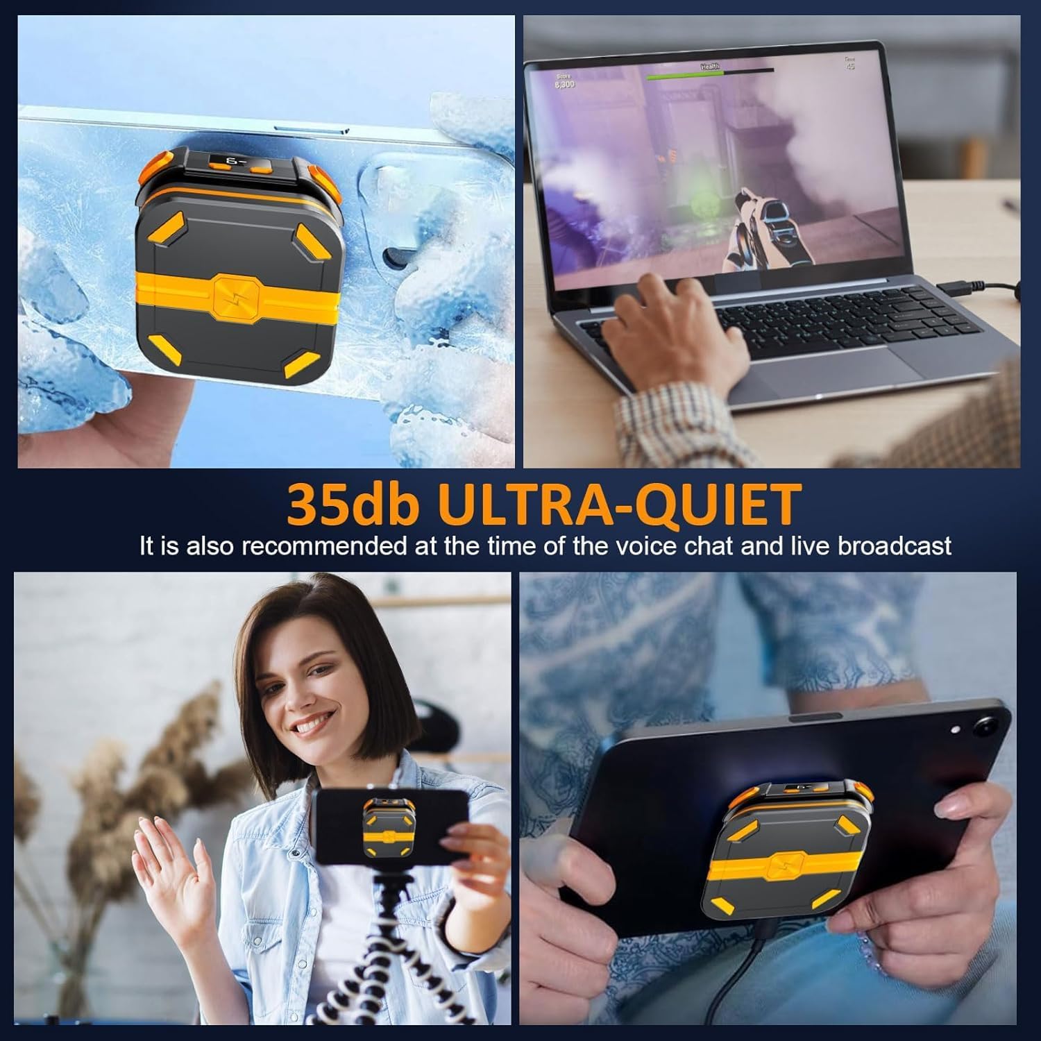 P70 Magnetic Phone Cooler – 2000mAh Wireless