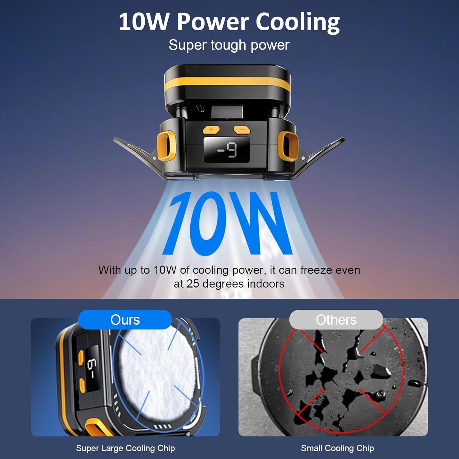 P70 Magnetic Phone Cooler – 2000mAh Wireless
