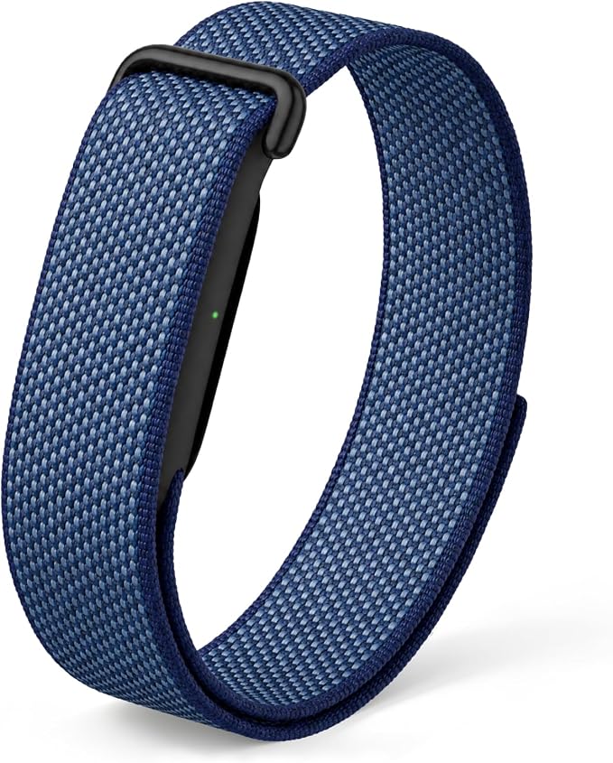 Ecosystem Nylon Sport Band Compatible with Google Fitbit Air, Replacement Loop Strap | Soft Breathable Hook-and-Loop Nylon Wristband, Micro-Adjustable Lightweight Fit for Women and Men