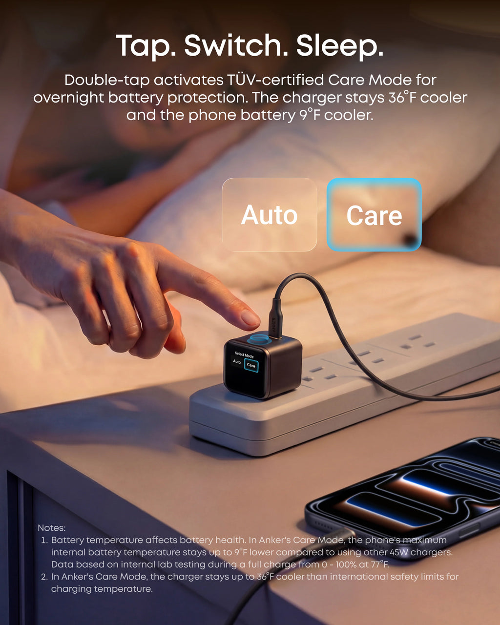 Anker Nano 45W GaN Charger. with Display (A121D) Type C Charge Fast Charging, Compact and Foldable Plug USB C Charger for Samsung Galaxy S26 Ultra/S25 Series, iPhone 17/16 Series, MacBook (White)