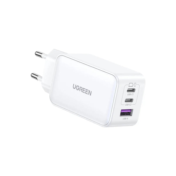 Ugreen USB A/C Wallcharger Nexode Dual C1xUSB-A, 65W, GaN, -CD244