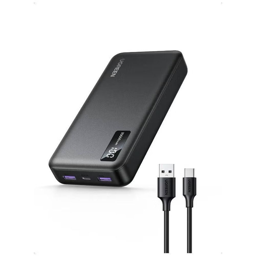 UGREEN Power Bank 20000mAh 20W Two Ways Charging - Gray