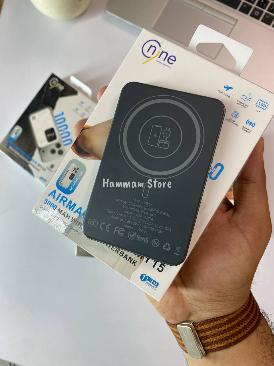 Nine tec AIRMAG POWER MY15 power bank
