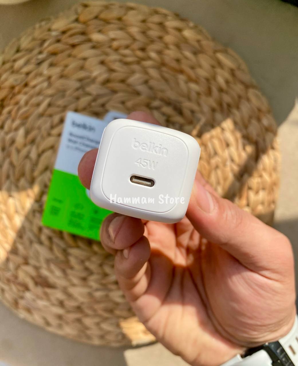 Belkin Wall Charger USB-C GAN 45W PPS - White