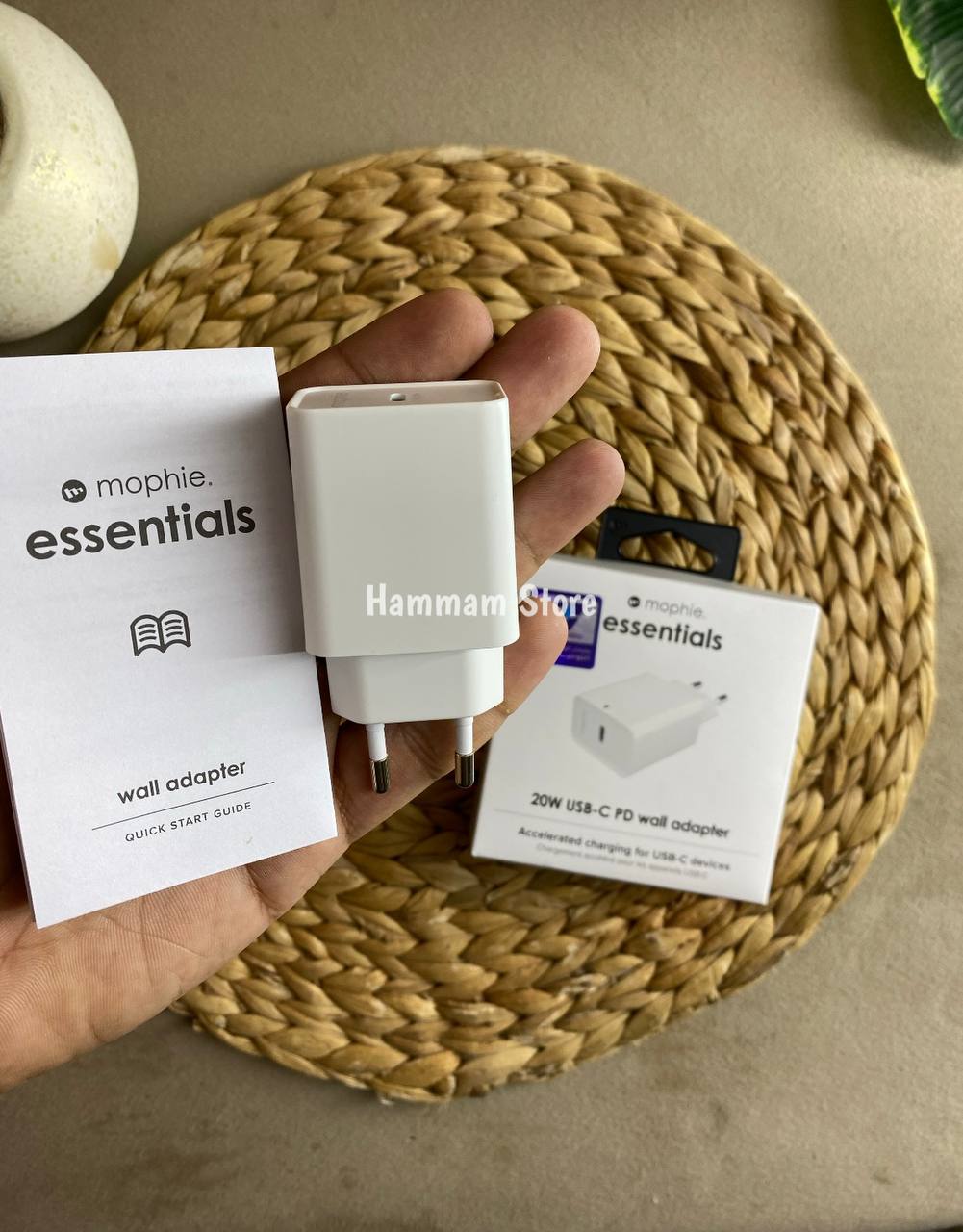 Mophie 20W Wall Adapter Fast Charging USB-C - White