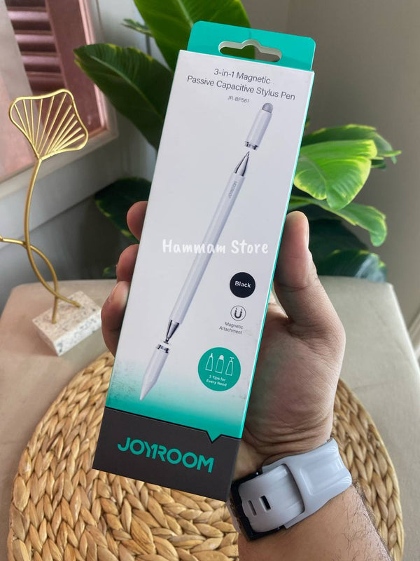 JOYROOM JR-BP561 Stylus Pen Passive 3-in-1 Magnetic Capacitive Pencil for Tablets Smartphones