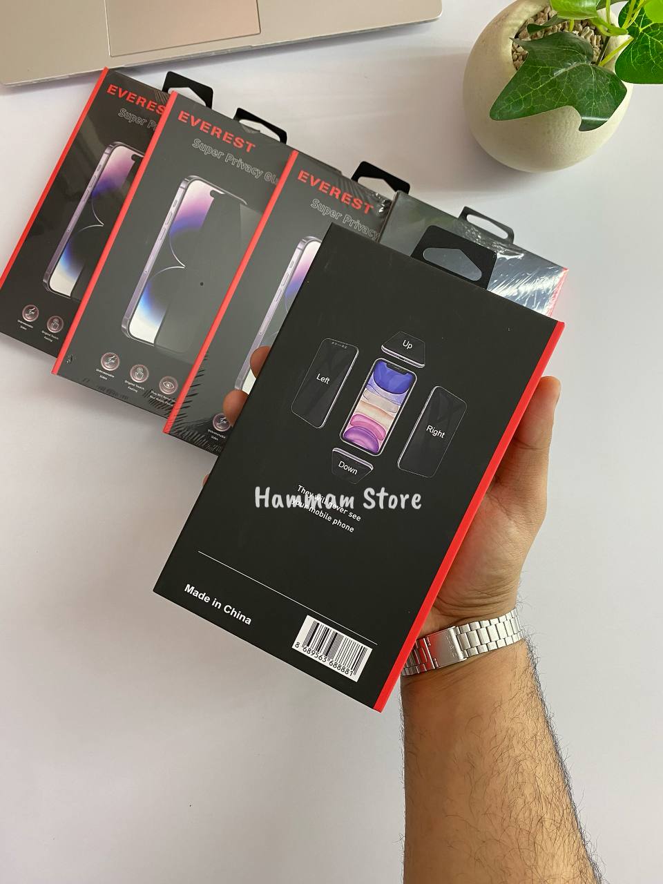 Everest Super Privacy 360* For iPhone + Screen Back