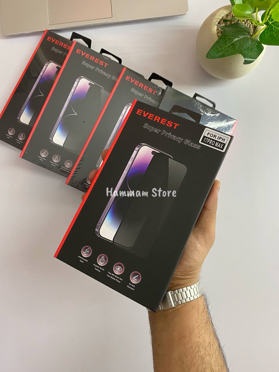 Everest Super Privacy 360* For iPhone + Screen Back