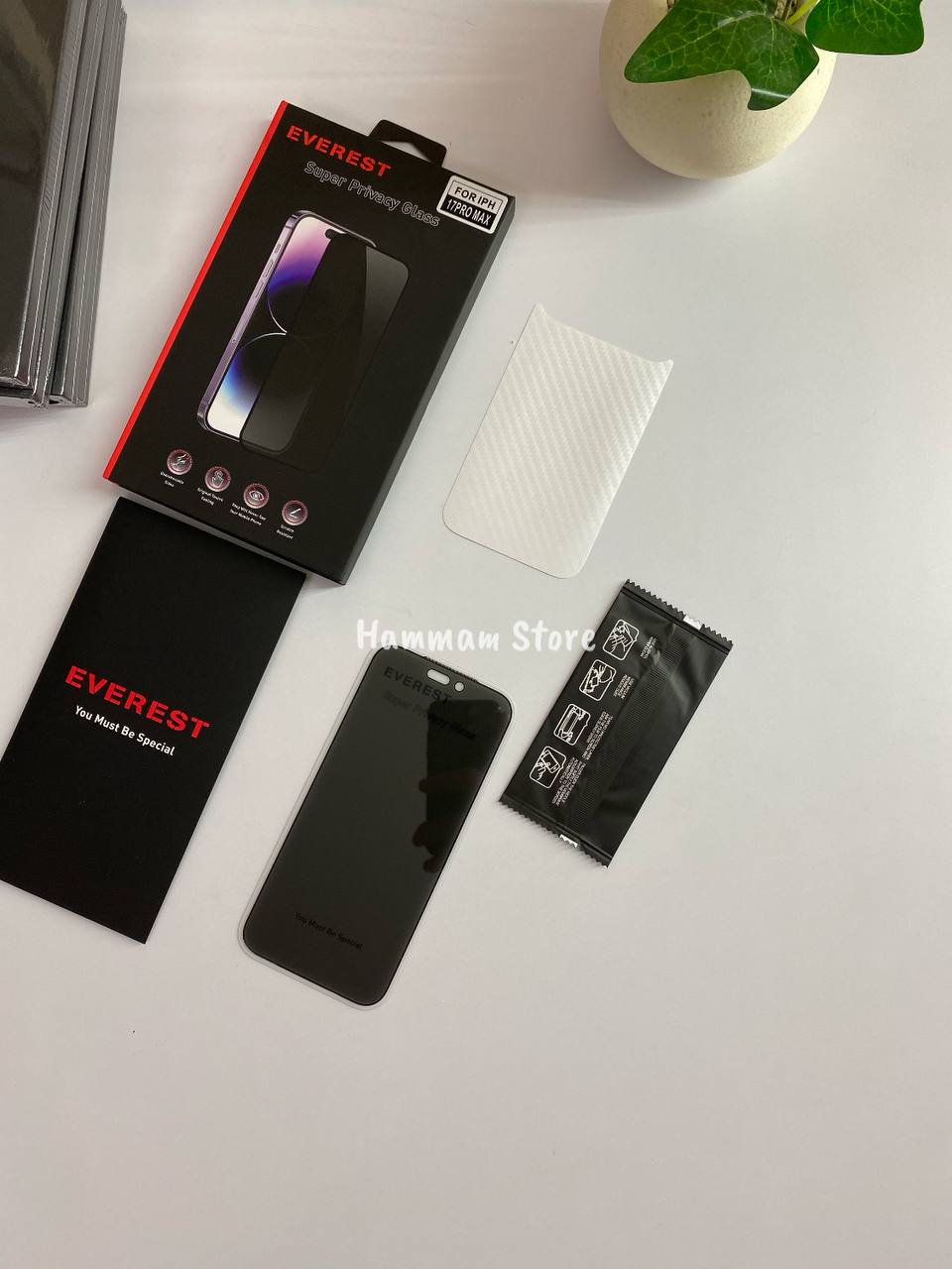 Everest Super Privacy 360* For iPhone + Screen Back